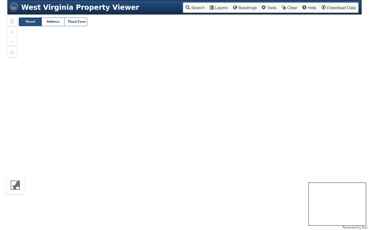Marion County parcel map desktop view with search modes and a selected parcel detail panel